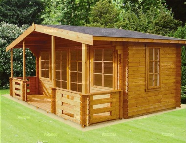 3.6-4.8m wide Apex 28-70mm Log Cabin 134