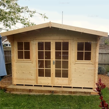 3.6-5.3m wide Apex 28-70mm Log Cabin 135