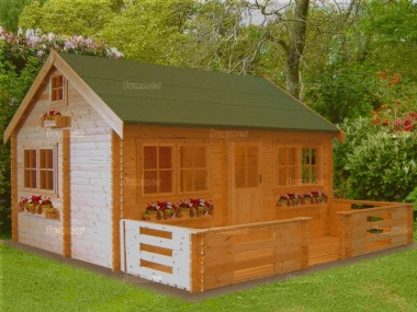 Multi room 34-70mm Log Cabin 247