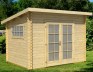 Pent 28mm Log Cabin 545