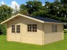 5.0m wide Apex 45mm Log Cabin 71