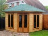 Corner Summerhouse Log Cabin 261