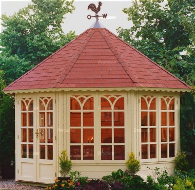Octagonal Summerhouse Log Cabin 377