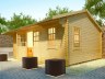 4.8-6.0m wide Apex 45mm Log Cabin 104